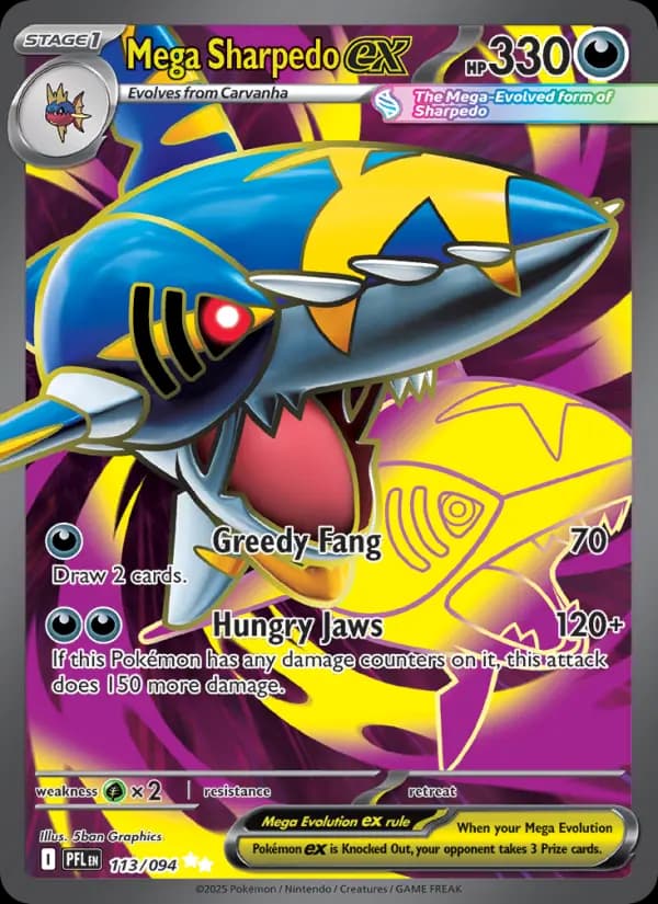 Mega Sharpedo ex