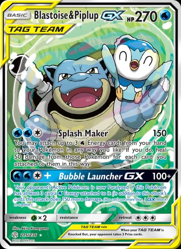 Blastoise & Piplup GX