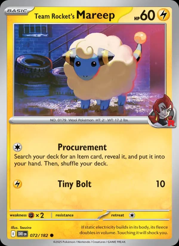 Team Rocket's Mareep