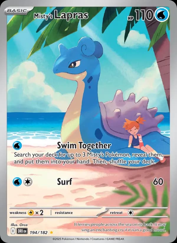 Misty's Lapras