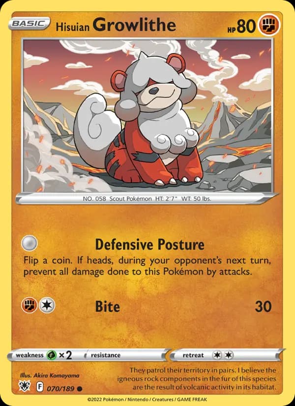 Hisuian Growlithe